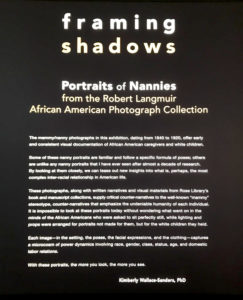 Framing Shadows Exhibition at Emory