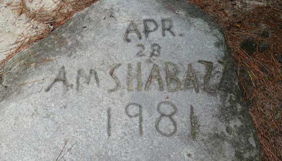 Shabazz Carved into Stone Mountain