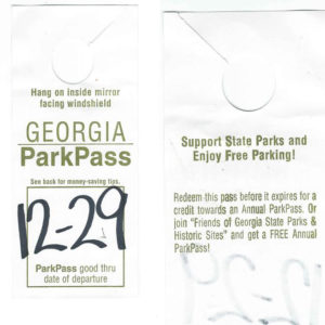 Georgia Parks Parking Pass