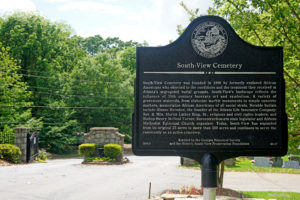 Southview Cemetey Historic Marker